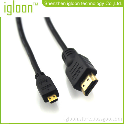 Male Hdmi To Micro Hdmi Cable For Mobilephone Laptop Computer Tablet Pc Set Top Box 100% Copper Wire